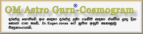 OM Astro Guru�-Cosmogram